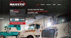 Desktop Screenshot of majestictruck.com